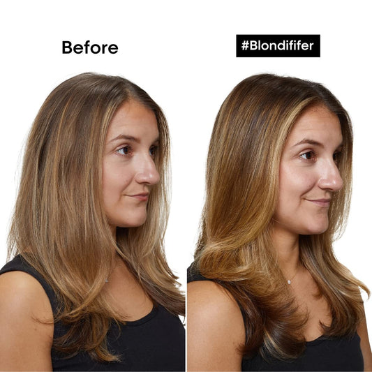 L'Oréal Professionnel Paris Blondifier Clarifying Shampoo - Restores Color -Treated Hair, Enhances Shine & Fights Brass, for Blonde or Bleached Hair